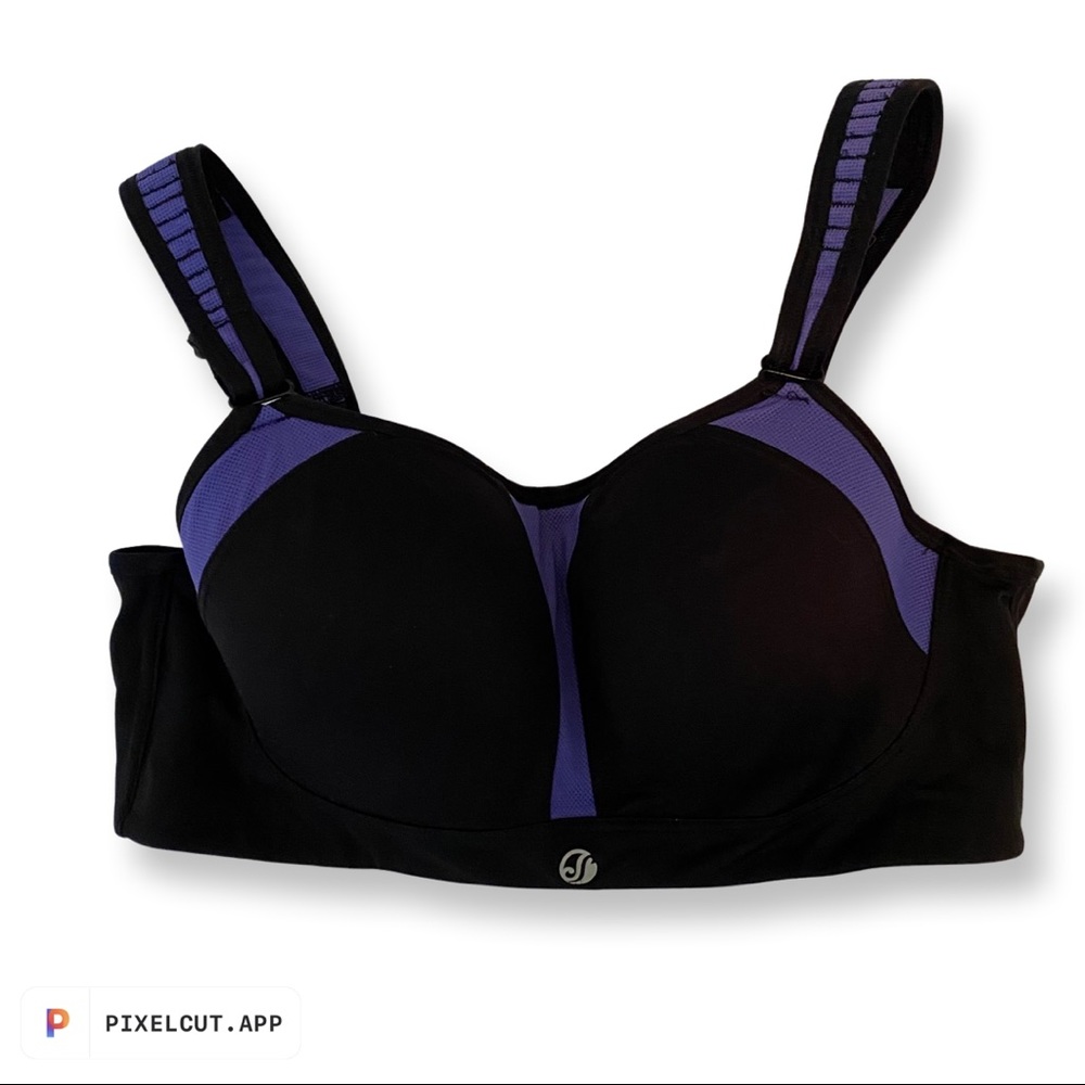 Soma Sport Sports Bra 34C Black Max Support